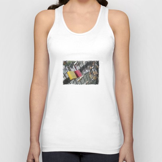 key to my heart Unisex Tank Top
