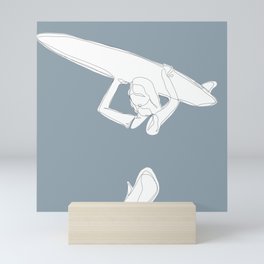 Surfer Girl Mini Art Print