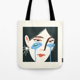 Water Lily Tears #2 Tote Bag