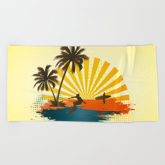 Surfers Beach Towel