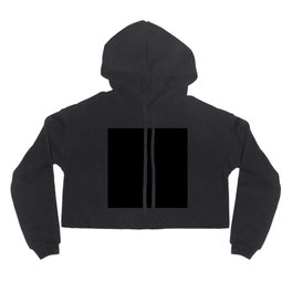 Black Solid Color Popular Hues Patternless Shades of Black Collection Hex #000000 Hoody