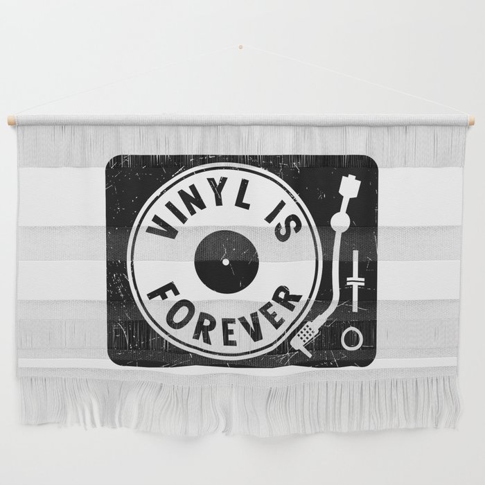 Vinyl Is Forever Retro Music Wall Hanging