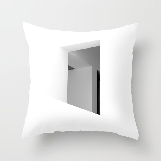 There. Macba, Barcelona Throw Pillow