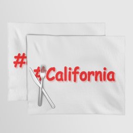 "#California " Cute Design. Buy Now Placemat