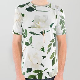 Magnolia All Over Graphic Tee