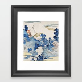 Utagawa Kuniyoshi’s Asazawa Stream Remix Framed Art Print