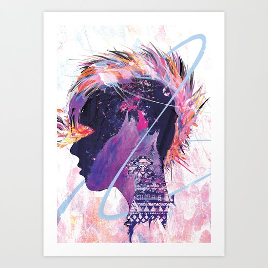 Howling Art Print