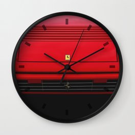 Ferrari Mondial 3.2 Wallpaper  Wall Clock