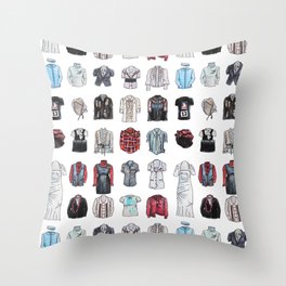 Clothes For Large Colonial Dolls Throw Pillow