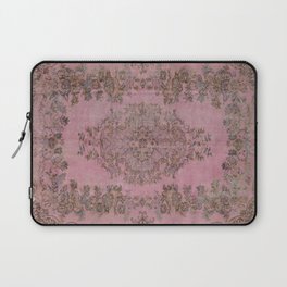 pink oriental vintage carpet Laptop Sleeve