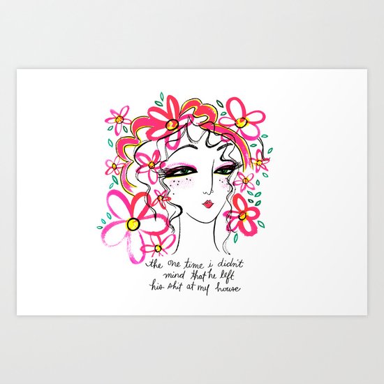 Judah & Tamar (by Lisa Romero) Art Print