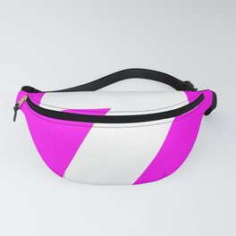 7 (White & Magenta Number) Fanny Pack