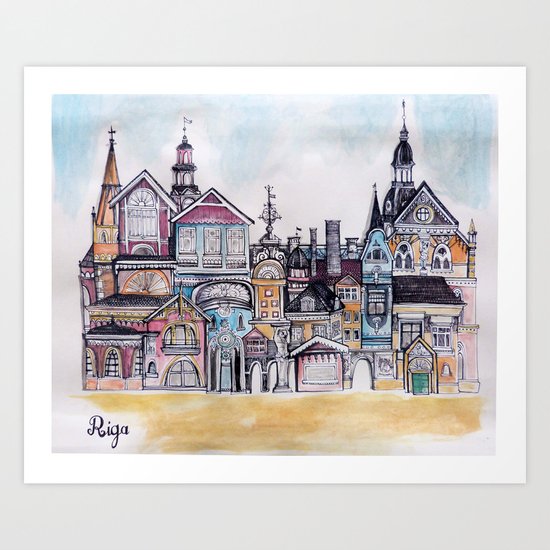 Riga Art Print