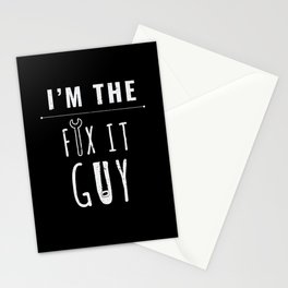 I AM The Fix It Guy Craftsman Handyman Stationery Card