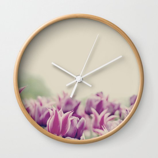 Tulips II Wall Clock