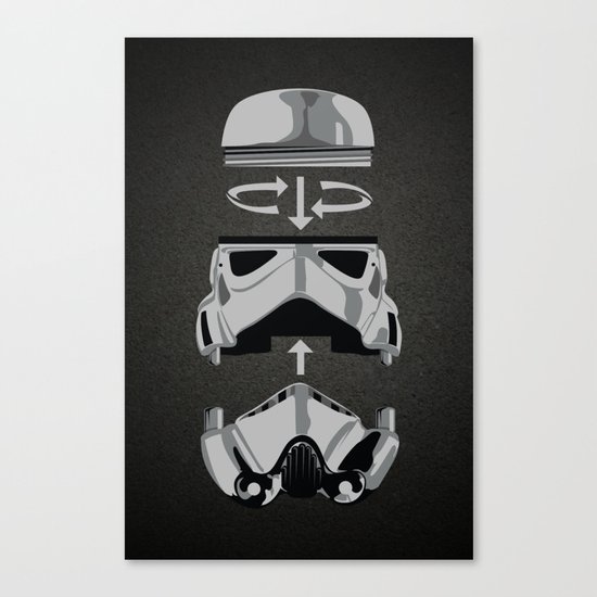 construct-a-trooper. Canvas Print