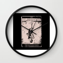 Tarot Card Occult The Hanged Man Wall Clock | Graphicdesign, Clairvoyant, Witchcraft, Magical, Goth, Tarot, Gift, Gothic, Spiritual, Fortunetelling 