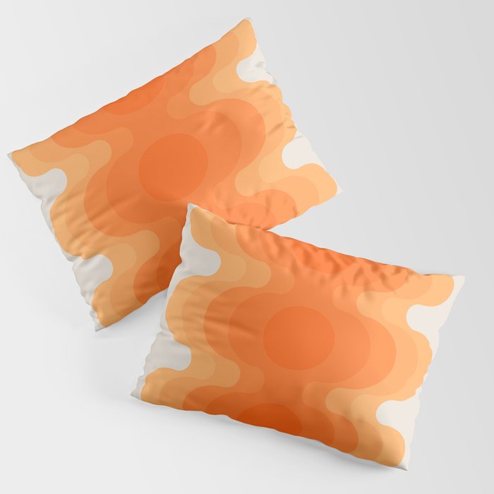 Echoes - Creamsicle Pillow Sham