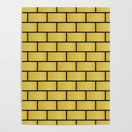 Gold Bricks Poster