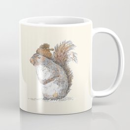Squirrel with an Acorn Hat Coffee Mug