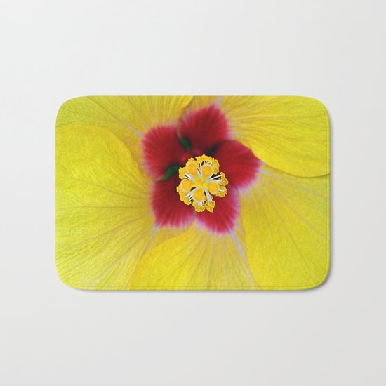 Yellow flower ## Bath Mat
