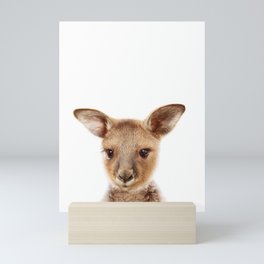 Baby Kangaroo, Art for Kids, Nursery Art, Baby Animals Art Print By Synplus Mini Art Print