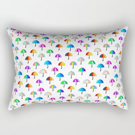 Umbrella Fort Rectangular Pillow