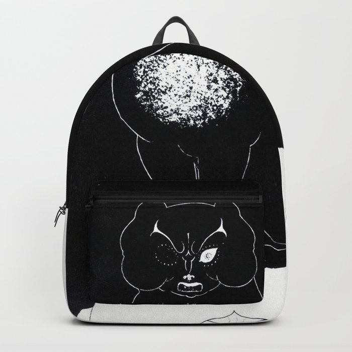  Black Cat - Aubrey Beardsley Backpack