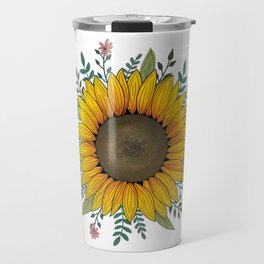 Aesthetic Sunflower  Travel Mug