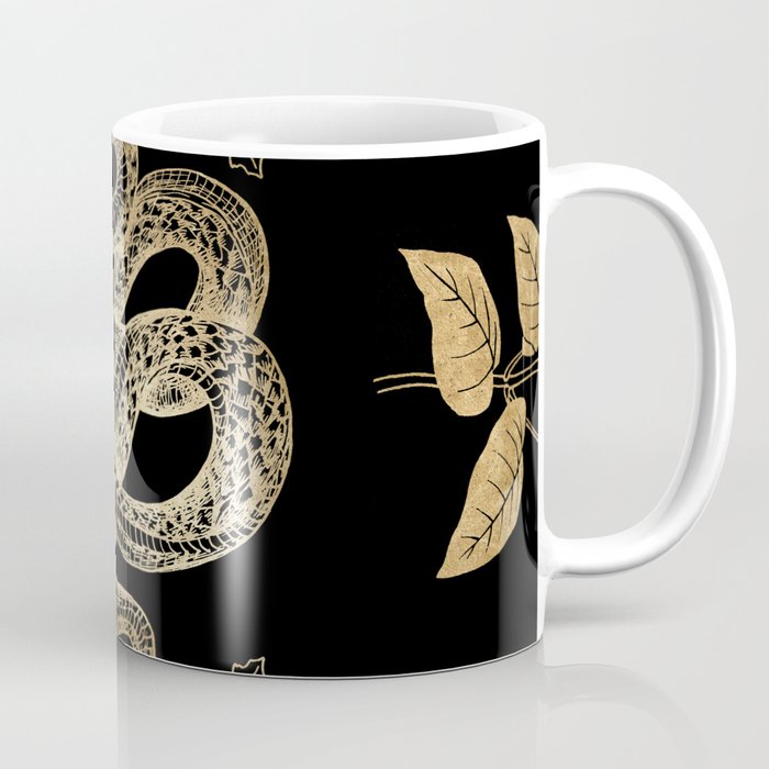 Gold Serpent Coffee Mug