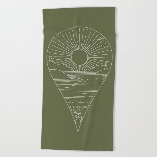 Heading Out Beach Towel