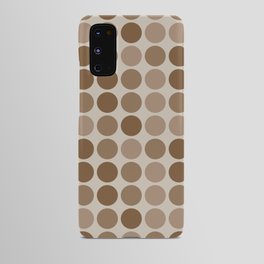 Simple Shapes Pattern. Earth Tones. Android Case