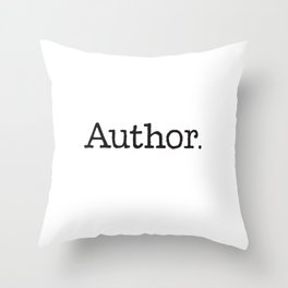 Writer Gift Mug Pillow Decor for Writers Journalist Bloggers Authors Throw Pillow