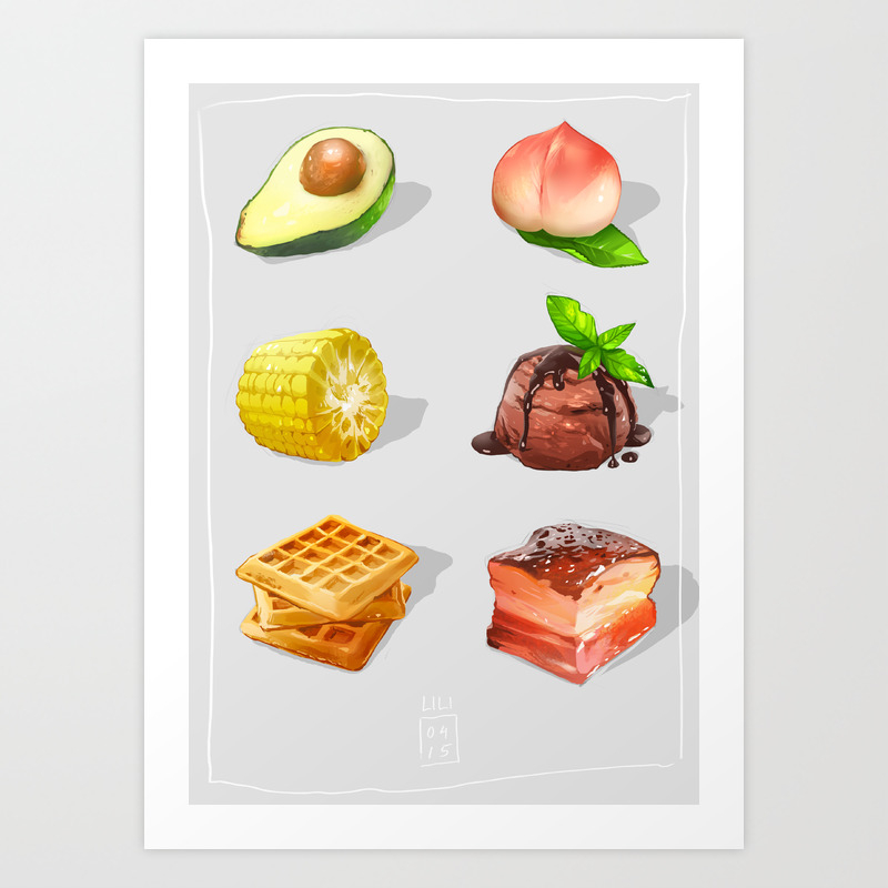 Food Art Print By Liliibrahim Society6