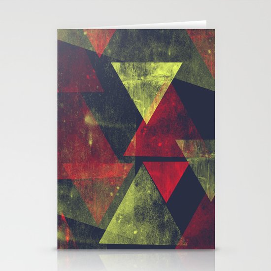 weathered triangles Stationery Cards
