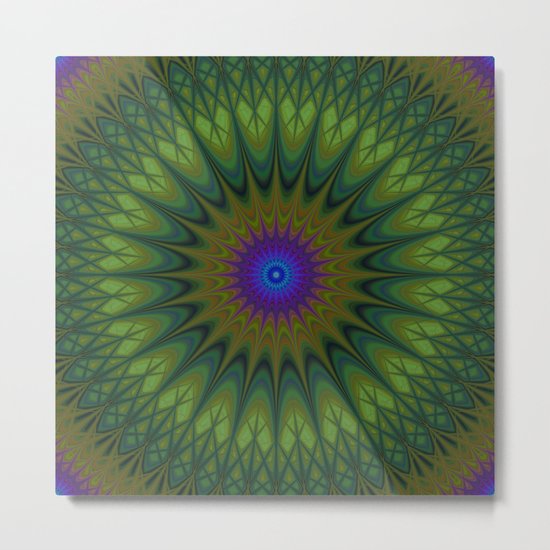 Nature mandala Metal Print