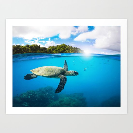Tropical Paradise Art Print