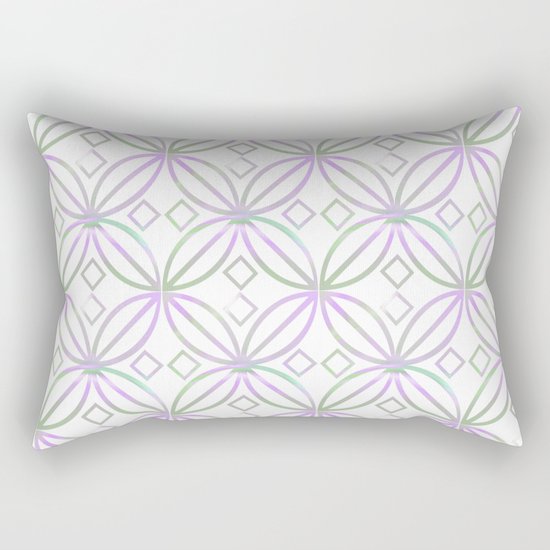 Floral Pattern - JUSTART © Rectangular Pillow