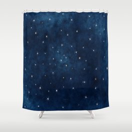 Whispers in the Galaxy Shower Curtain