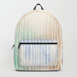 Abstract shimmering vertical stripe design white stripes pattern Backpack | Digital, Watercolor, Pop Art, Graphicdesign, Cosaprints, Stripeddesign, Verticaldesign, Verticalstripes, Stripespattern, Bohopattern 
