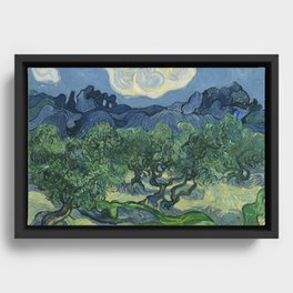 The Olive Trees Framed Canvas