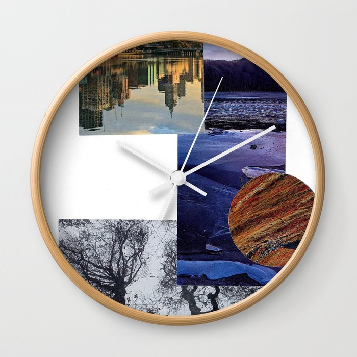 Habitat Pattern Wall Clock