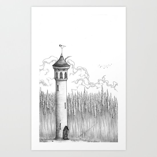 Tall Tower Art Print