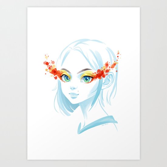 Glance Art Print