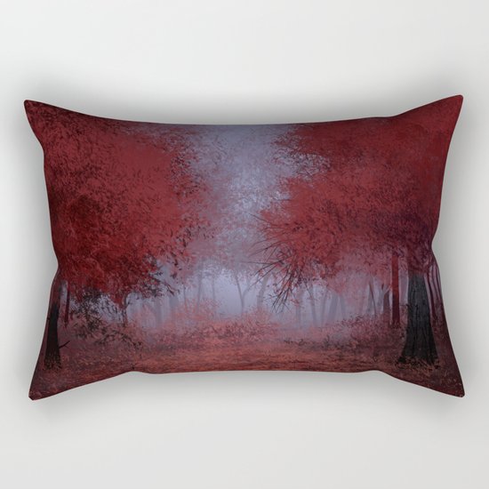 red forest Rectangular Pillow
