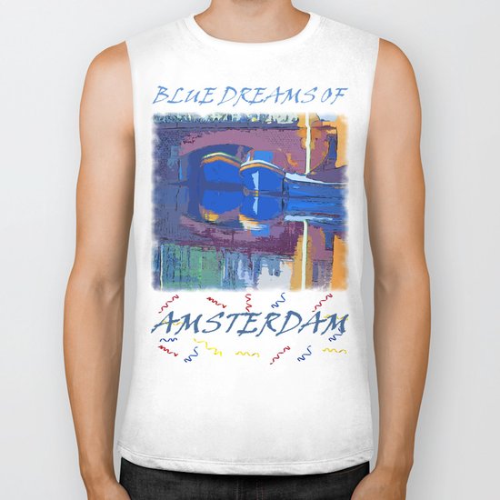 Blue Dreams from Amsterdam Biker Tank