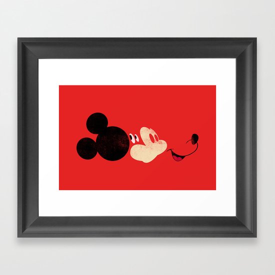 Deconstructing Mickey Framed Art Print