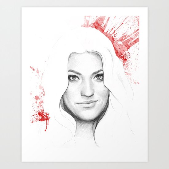 Debra Morgan Art Print