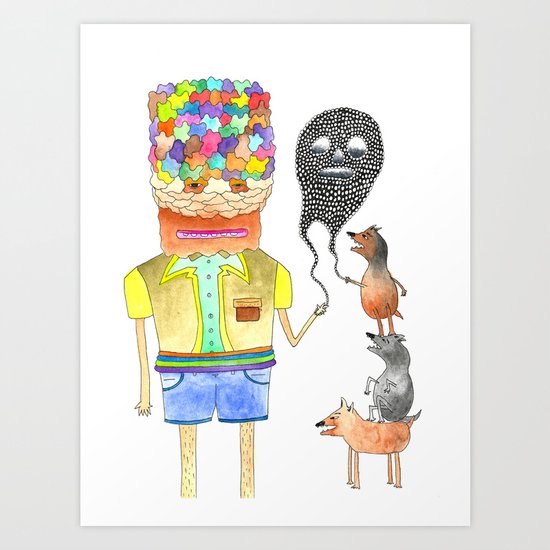 Omens Art Print