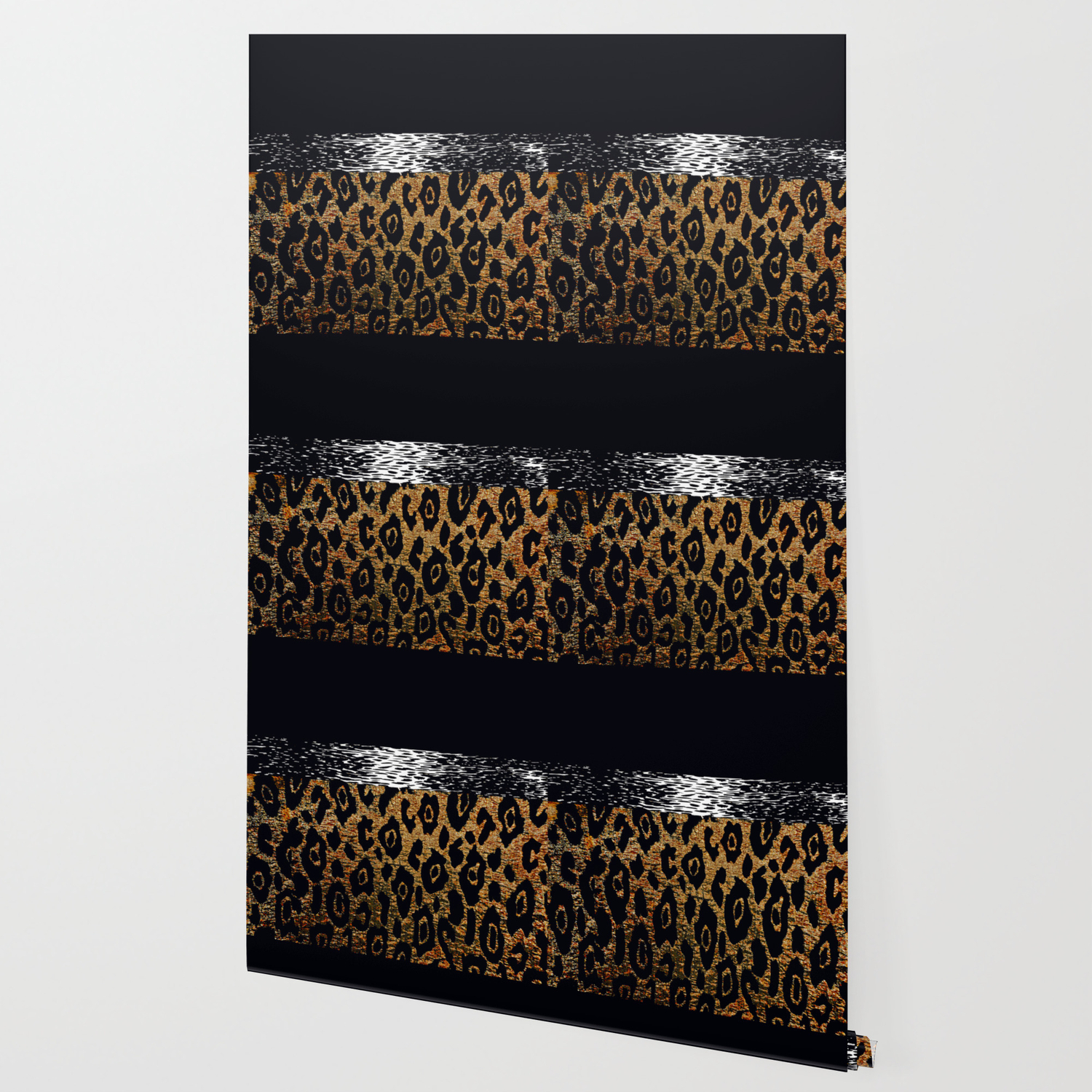 Animal Print Cheetah Leopard Black White And Golden Brown Wallpaper By Saundramyles Society6 Support us by sharing the content, upvoting wallpapers on the page or sending your own. animal print cheetah leopard black white and golden brown wallpaper by saundramyles